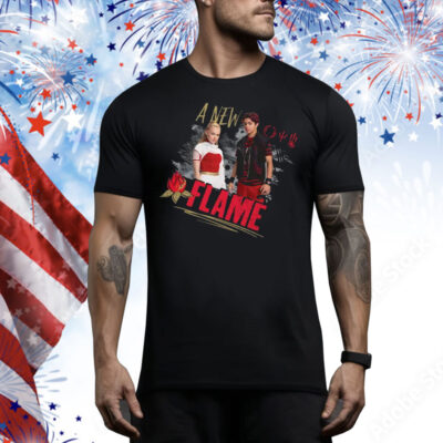 Disney Zombies 4 Nova And Victor A New Flame Tee Shirt