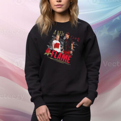 Disney Zombies 4 Nova And Victor A New Flame Tee Shirt