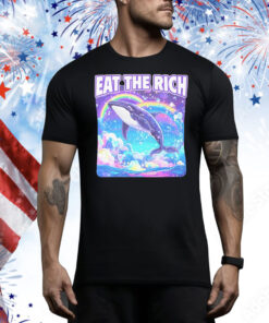 Eat The Rich Dolphin Tee Shirt