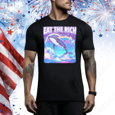Eat The Rich Dolphin Tee Shirt