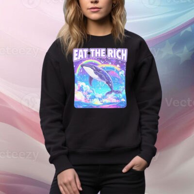 Eat The Rich Dolphin Tee Shirt