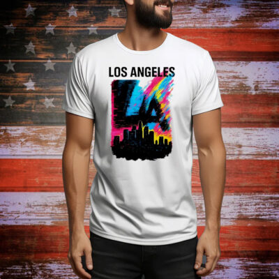 Electric LA Skyline Tee Shirt