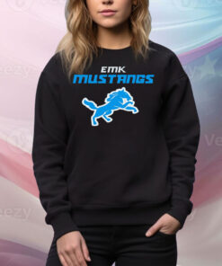 Emk Mustangs Football logo Tee Shirt