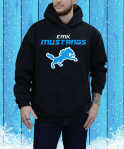 Emk Mustangs Football logo Tee Shirt