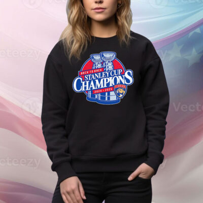 Florida Panthers 2024 2025 Back to Back Stanley Cup Champions Tee Shirt
