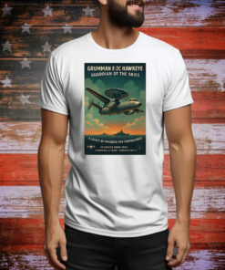 Grumman E-2C Hawkeye Vintage Naval Surveillance Legend Tee Shirt