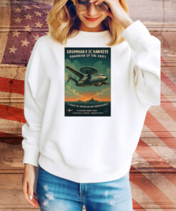 Grumman E-2C Hawkeye Vintage Naval Surveillance Legend Tee Shirt