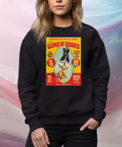 Guns N Roses Budapest Hungary 2025 Tour At Ferenc Puskas Stadium On July 15 2025 One Night Only No One Escapes This Show Hanging Skeleton Tee Shirt