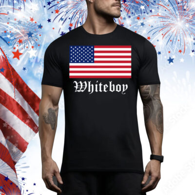 Hang Over Gang Whiteboy Stars & Stripes Tee Shirt