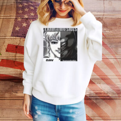 I Have Two Sides Gay Homophobic Griffith Tee Shirt