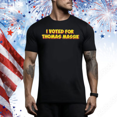I voted for Thomas Massie Tee Shirt