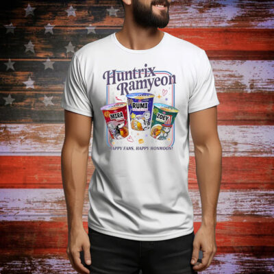 KPop Demon Hunters Huntrix Ramyeon Tee Shirt