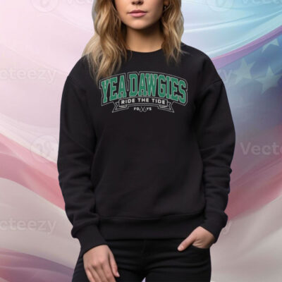 Limted Yea Dawgies Ride The Tide Tee Shirt