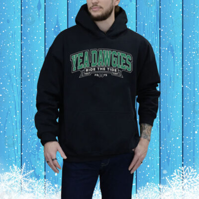 Limted Yea Dawgies Ride The Tide Tee Shirt