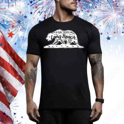Long Beach State Of The Month Bear Tee Shirt
