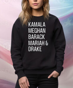 Michelawariebi Kamala Meghan Barack Mariah And Drake Tee Shirt