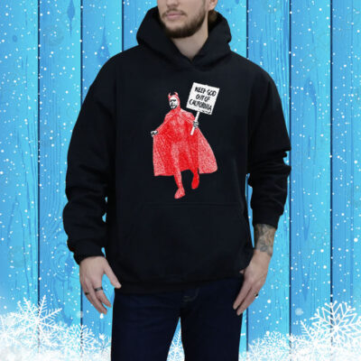 Missing Link Keep God Out Of California Cali Devil Tee Shirt