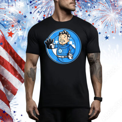 Mr. Fantastic X Vault Boy Fantastic Boy Tee Shirt