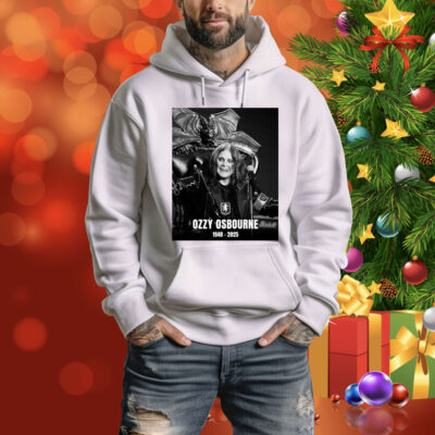 Official Aston Villa Football Club is saddened to learn that world-renowned rockstar and Villan Ozzy Osbourne 1948-2025 Poster Tee Shirt