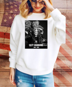 Official Aston Villa Football Club is saddened to learn that world-renowned rockstar and Villan Ozzy Osbourne 1948-2025 Poster Tee Shirt