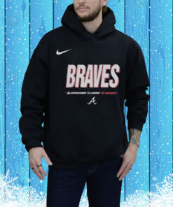 Official Atlanta Braves 2025 MLB Speedway Classic Wordmark Tee Shirt