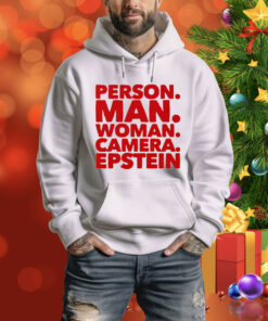 Person Man Woman Camera Epstein Tee Shirt