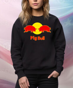 Pig Bull Red Bull parody Tee Shirt