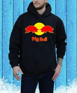 Pig Bull Red Bull parody Tee Shirt