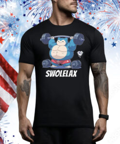 Pokemon Snorlax Swolelax Parody Gym Lover Tee Shirt
