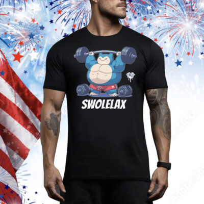 Pokemon Snorlax Swolelax Parody Gym Lover Tee Shirt