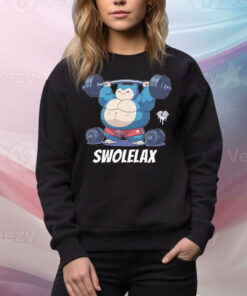 Pokemon Snorlax Swolelax Parody Gym Lover Tee Shirt