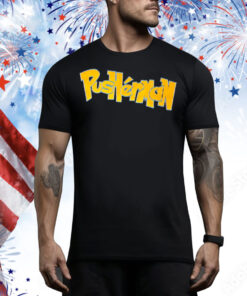 Pusherman Pokemon logo Tee Shirt