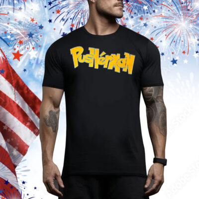 Pusherman Pokemon logo Tee Shirt