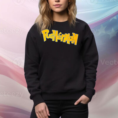 Pusherman Pokemon logo Tee Shirt
