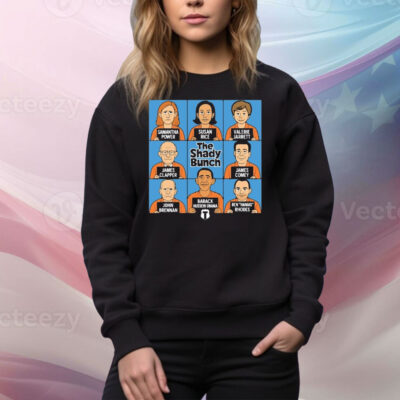 Samantha Power Susan Rice Valerie James Clapper James Comey John Barack Hussein Obama Ben Hamas Rhodes The Shady Bunch 2.0 Tee Shirt