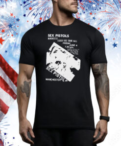 Sex Pistols 1976 Manchester Lesser Free Trade Hall Tee Shirt