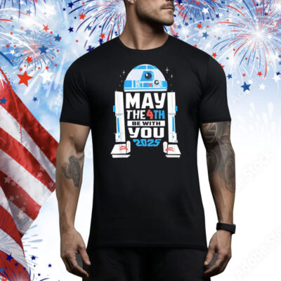 Star Wars Day R2-D2 May The 4th Be With You 2025 Tee Shirt