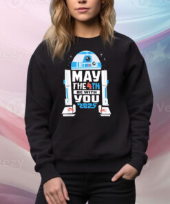 Star Wars Day R2-D2 May The 4th Be With You 2025 Tee Shirt