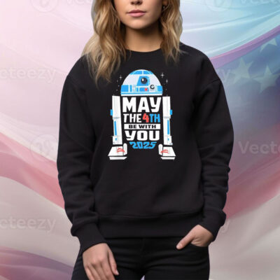 Star Wars Day R2-D2 May The 4th Be With You 2025 Tee Shirt