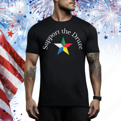 Support The Druze Traditional Flag Star Culture Pride Tee Shirt