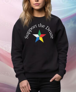 Support The Druze Traditional Flag Star Culture Pride Tee Shirt