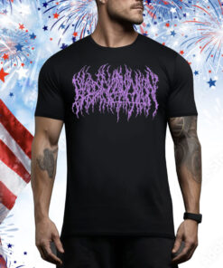 The Blood Incantation Purple Logo Tee Shirt