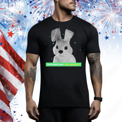 The Promise Ring Very Emergency Happy Hour Bunny Tee Shirt