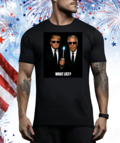 What List Trump And Jeffrey Epstein Tee Shirt