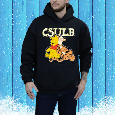 Winnie-The-Pooh And Tigger Long Beach State LBSU Tee Shirt