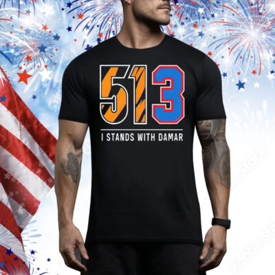 513 i stands with Damar Tee Shirt