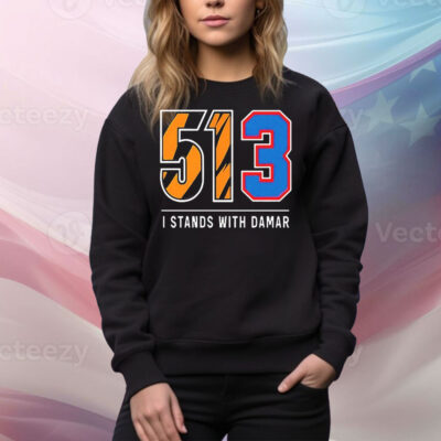 513 i stands with Damar Tee Shirt