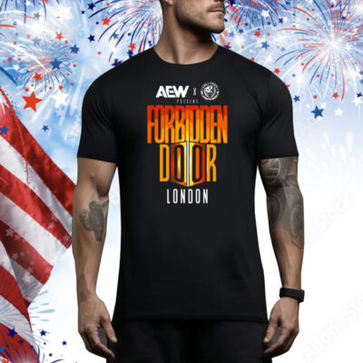 AEW x NJPW Forbidden Door 2025 Tee Shirt