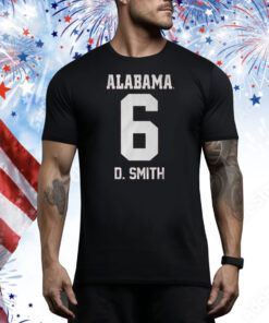 Alabama Football DeVonta Smith 6 Tee Shirt