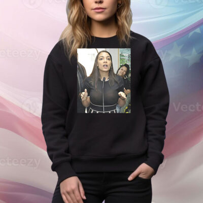 Alexandria Ocasio Cortez AOC see through slow sown Tee Shirt